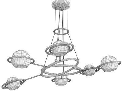 Delightfull Cosmo Suspention Light Black 6 Low-poly 3D model