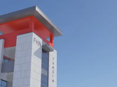 tower Low-poly 3D model