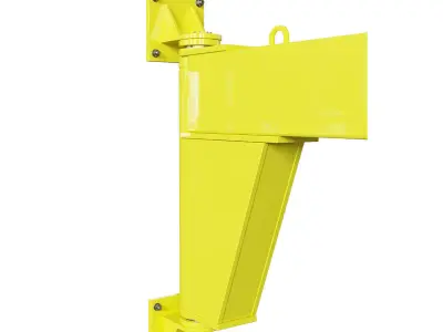 Wall Hoist Crane 3D model