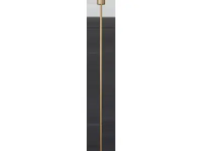 FLUGBO FLUGBU Floor lamp brass  glass 3D model