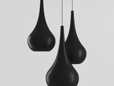 Tears Drop Lamp Pendant Light 3D model