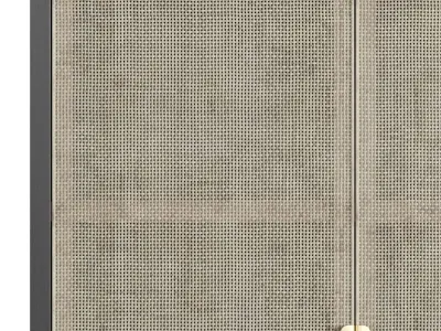 Retro Wardrobe 2 Doors 3D model