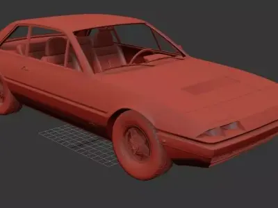 Ferrari 365 GT4 2plus2 1972 3D print model