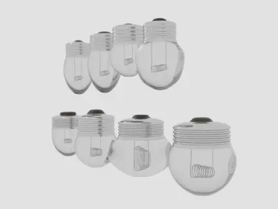 Mini Bulb Pack 3D model