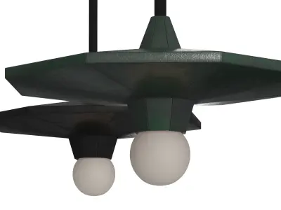 CUBUS LED handmade ceramics pendant lamp-DrCG Model 017 3D model