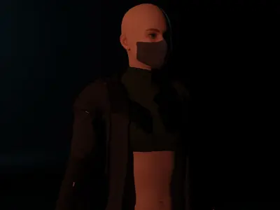 CANCER Low-poly 3D model