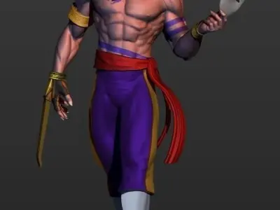 Vega street fighter 3D print model