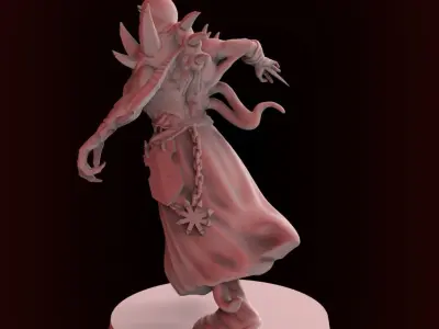 Accursed Mutant Of Space pack x2 miniatures 3D print model