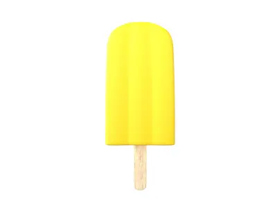 Ice Lolly v2 004 Low-poly 3D model