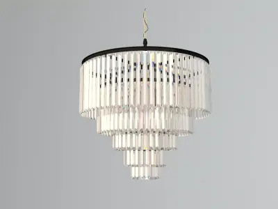 chandelier LUSTER Low-poly 3D model