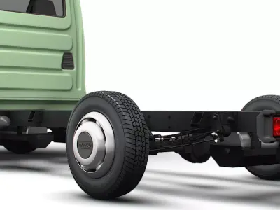 Iveco Daily Single Cab L4 Chassis 2026 3D model