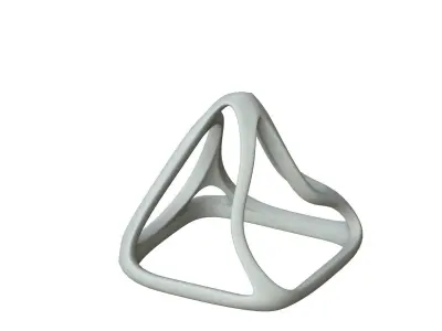 SciFi Cube Object No 59166 Low Poly Shape Low-poly 3D model