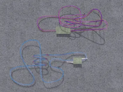  TWO Rollercoaster 3D Model Pack