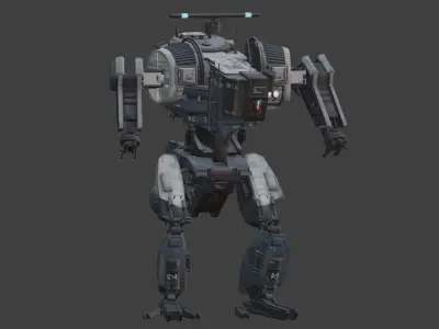 War Robot Character R03 3D model