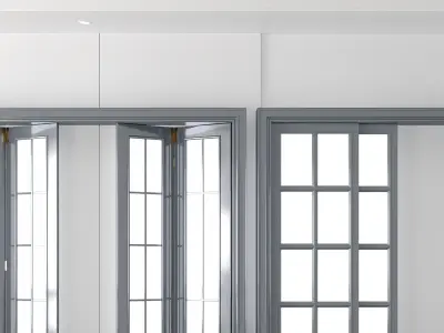 sub style American door combination 3D model