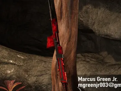 Crescent Rose Low-poly 3D model