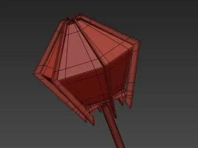 HARLOW Spoke Chandelier 3D model