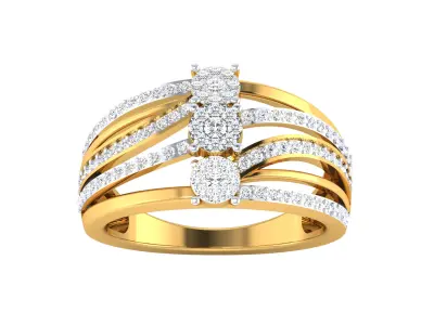 Women Ring Render 3dm STL MTL SLC JCD OBJ FBX Details 3D print model 78