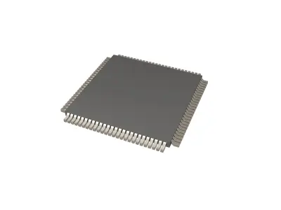 Chip v1 001 Low-poly 3D model