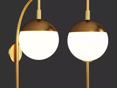 Amelia Sconce Low-poly 3D model