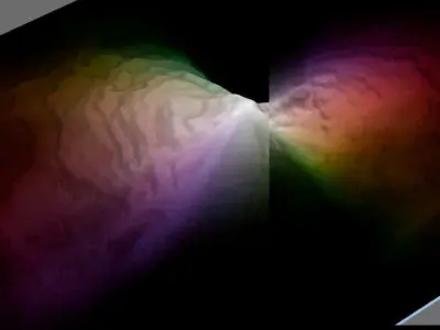Boomerand nebula DEEP SKY OBJECT 3D SOFTWARE ANALYSIS 3D print model