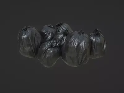Plastic Bags 3D model
