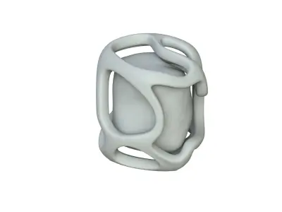 SciFi Shape Object Low Poly Low-poly 3D model 37