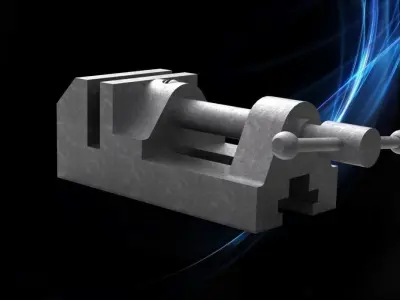 Bench vice Free 3D model