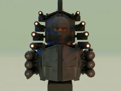  Armored Laser Skibidi Toilet 3D model