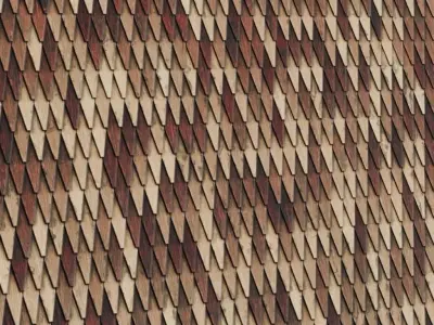 Antique High-Gloss Parquet Floor PBR Seamless Texture get