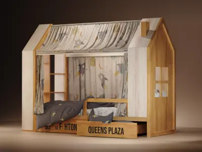 Bed Kids - 3D MODEL 3D model