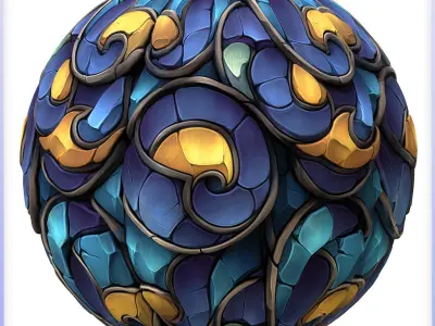 Stained Glass Seamless Texture Texture