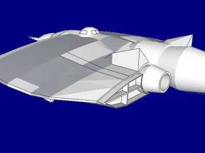 SQ Conqueror - Multirole space corvette class with Phalanga-XN 3D print model