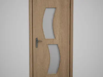 CGAxis Door 3D model