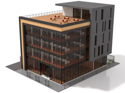 Office Building  3D model