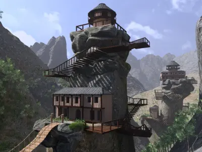 Scene Landscape 3D model