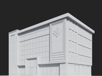 Office Building ID003 3D model