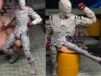  Iron Man mark41         Small scale printable Iron Man 3D print model