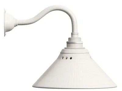 Mini Creamware Wall Light by deVOL 3D model