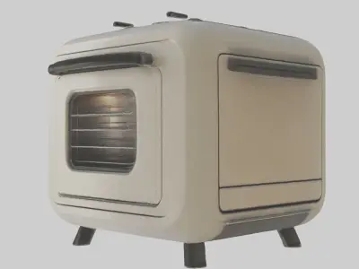 Cartoon Oven model 3D model