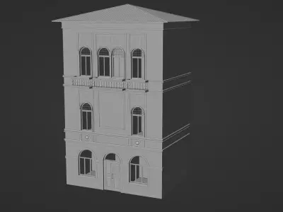 Italian house 3D model 2