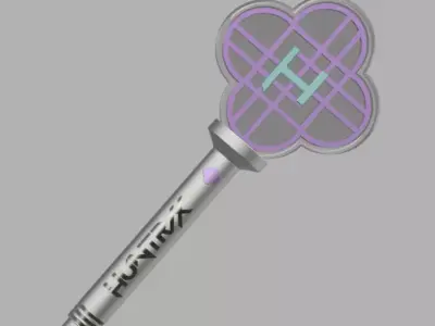 Kpop Demon Hunters Light Stick Huntrix 3D print model