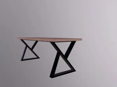 Modern table Low-poly 3D model purchase