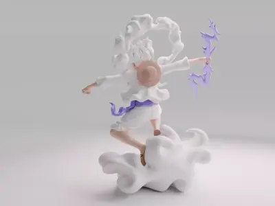 Luffy 3D Printable Action Figure 3D model