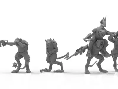 Cheese Stealer Cult - Cult Jesters 3D print model