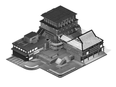 Heterogeneous World - City Hall 03 3D model