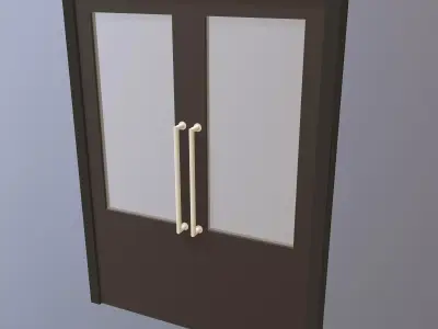 Double door 23-12 3D model