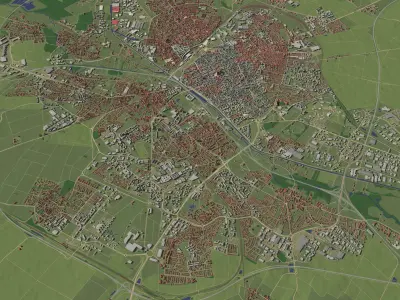 Reims France - city and urban