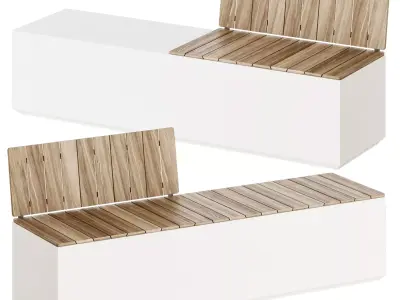 SIT BOX WB Bench 3D model