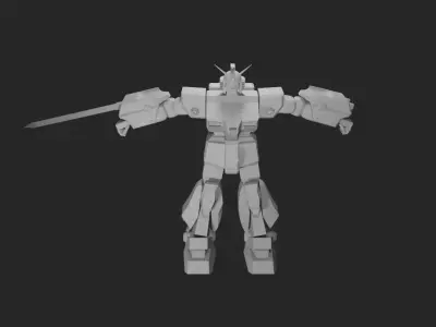 Gundam Mecha Robot 3D model
